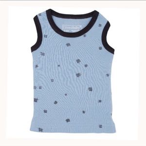 L’ovedbaby blue organic tank top